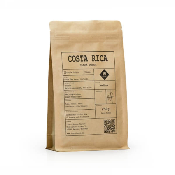 Specialty coffee 19grams coffee Kostarika BLACK PUNCH 