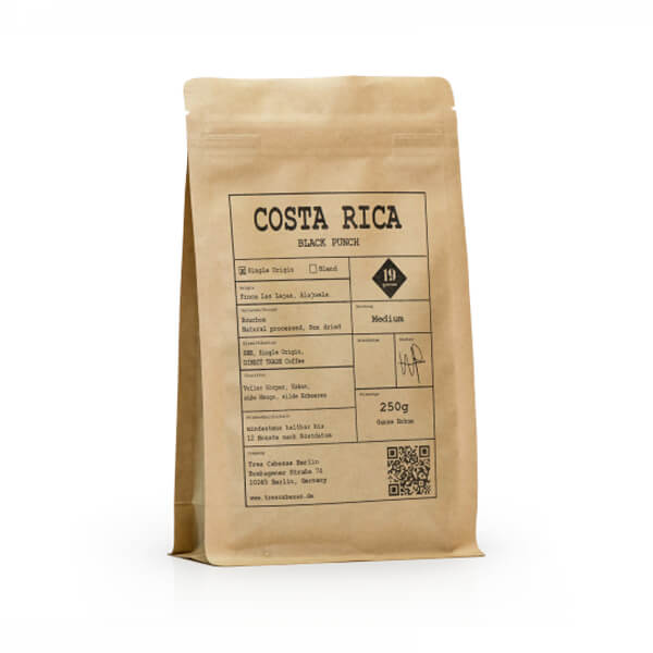 Specialty coffee 19grams coffee Kostarika BLACK PUNCH 