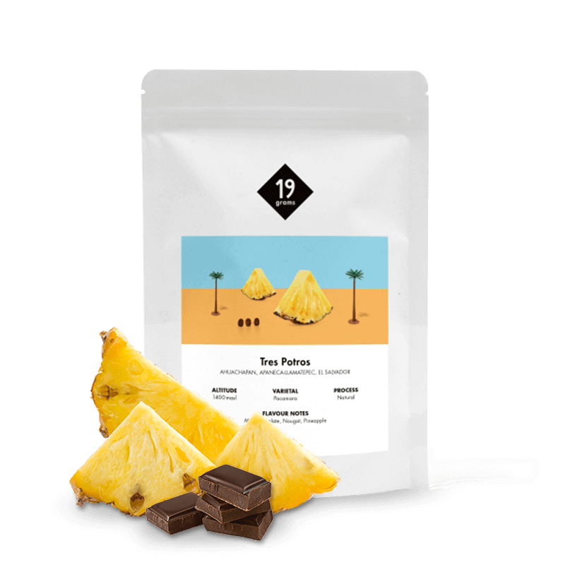 Specialty coffee 19grams coffee El Salvador LOS TRES POTROS - vítěz Cup Of Excelence