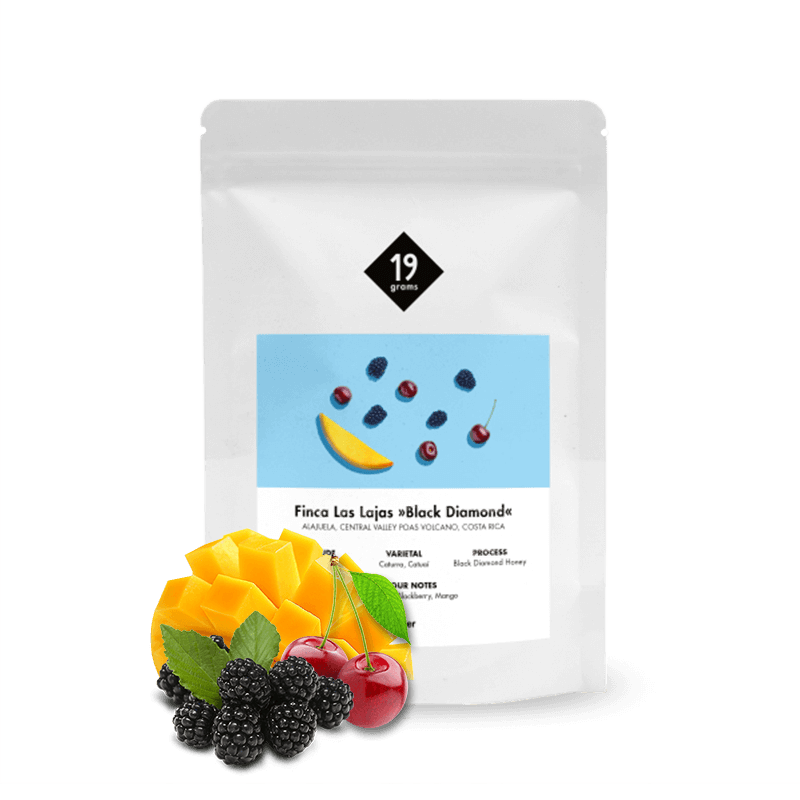 Specialty coffee 19grams coffee Kostarika LAS LAJAS BLACK DIAMOND