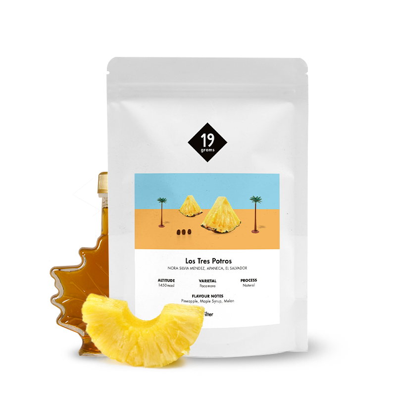 Specialty coffee 19grams coffee El Salvador LOS TRES POTROS