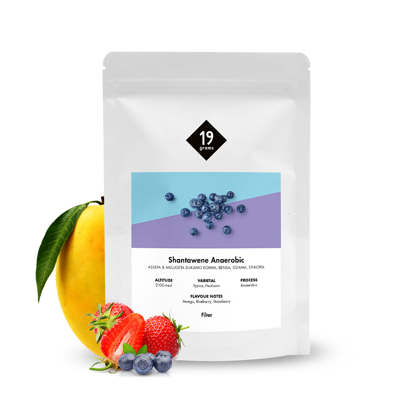 Specialty coffee 19grams coffee Ethiopia SHANTAWENE ANAEROBIC