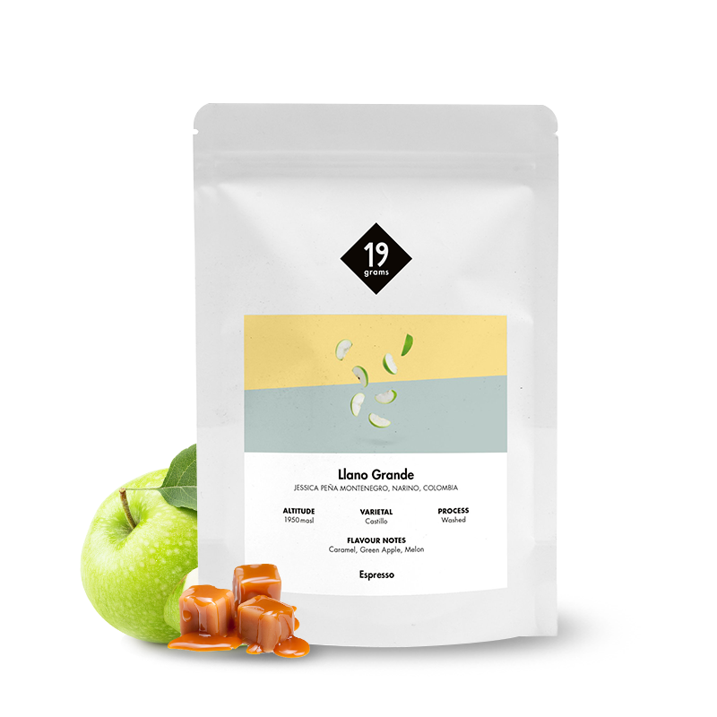 Specialty coffee 19grams coffee Colombia LLANO GRANDE