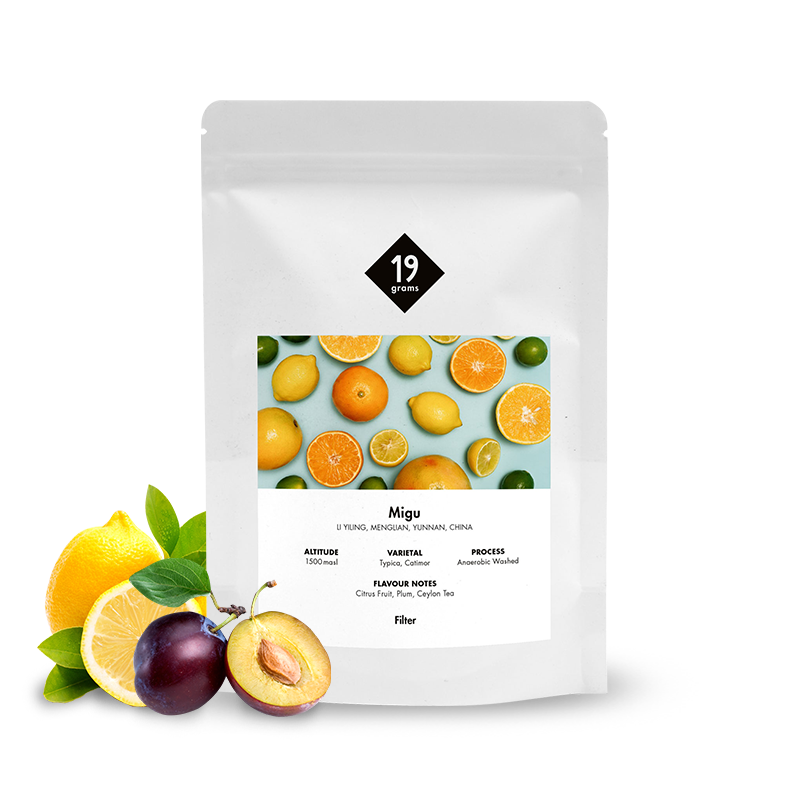 Specialty coffee 19grams coffee China MIGU - anaerobic