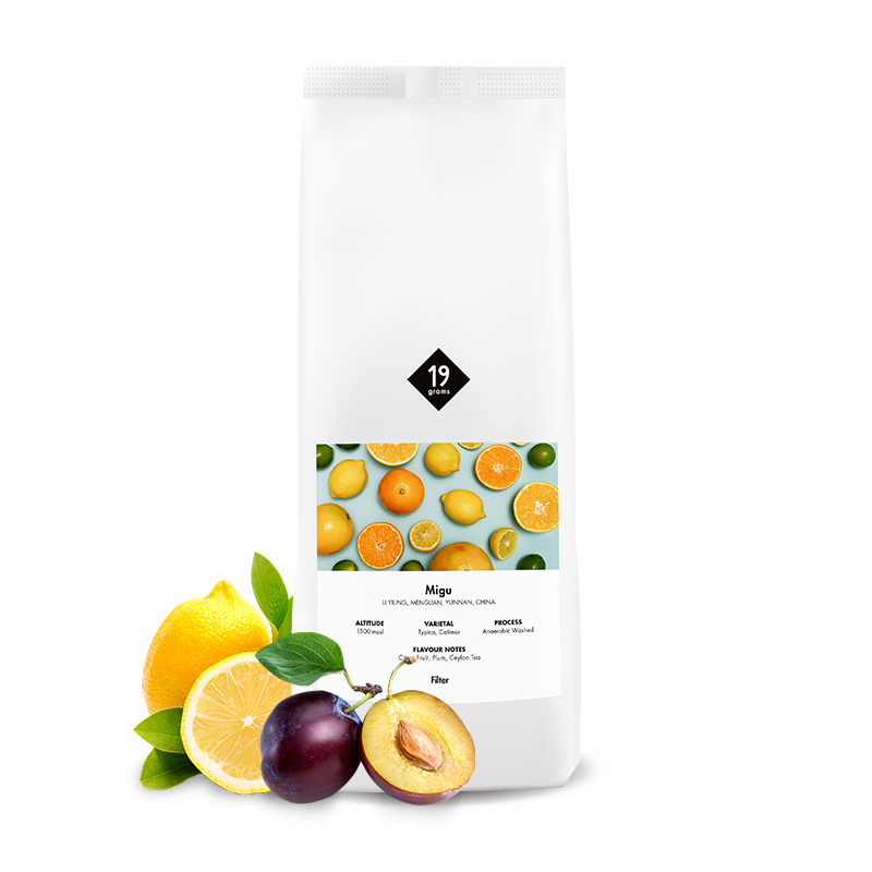 Specialty coffee 19grams coffee China MIGU - 1000g