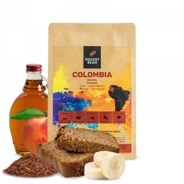 Specialty coffee Rocket Bean Roastery Colombia QUINDIO - banana infusion