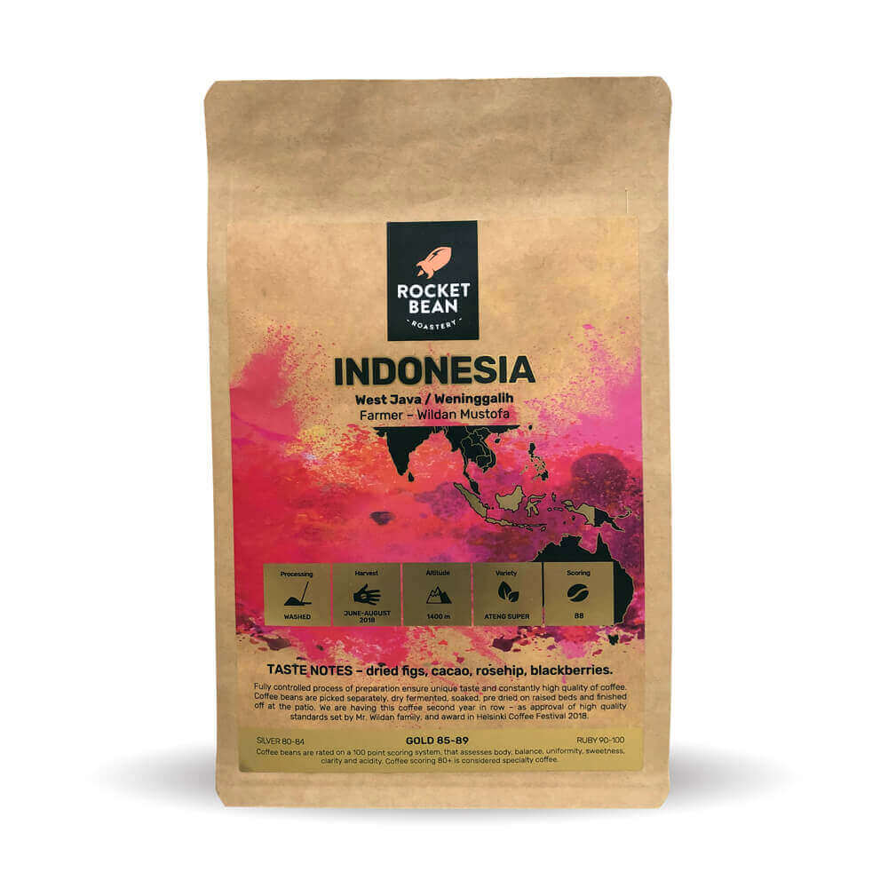 Specialty coffee Rocket Bean Roastery Indonésie FRINSA ATENG SUPER - výprodej