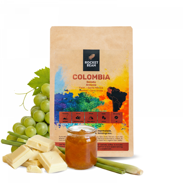 Specialty coffee Rocket Bean Roastery Colombia JAIRO ARCILA GEISHA - limited edition