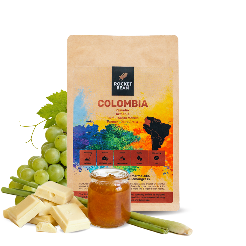 Specialty coffee Rocket Bean Roastery Colombia JAIRO ARCILA GEISHA - limited edition