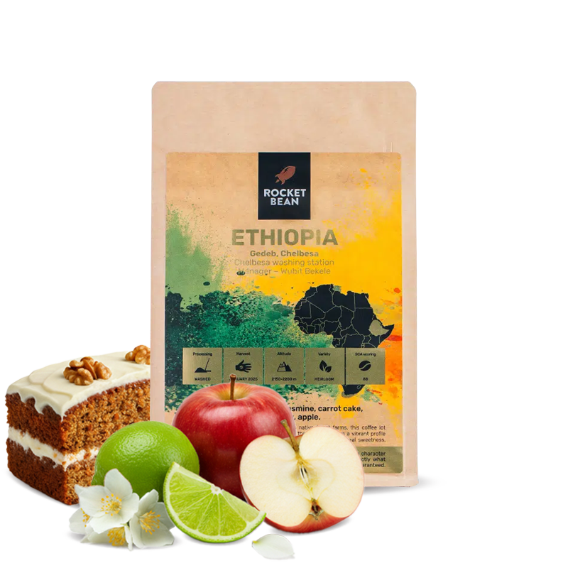 Specialty coffee Rocket Bean Roastery Ethiopia GEDEB