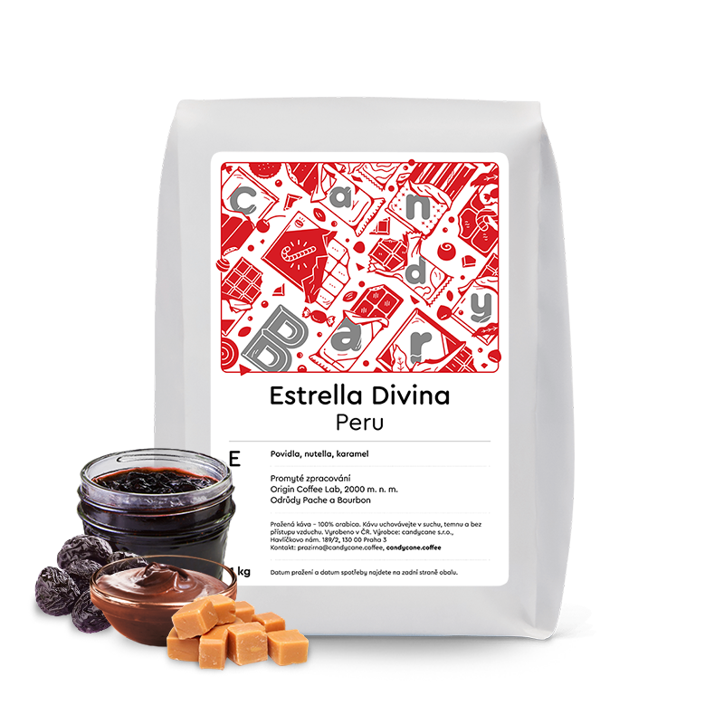 Specialty coffee Candycane Coffee Peru ESTRELLA DIVINA - CANDYBAR - 1000g