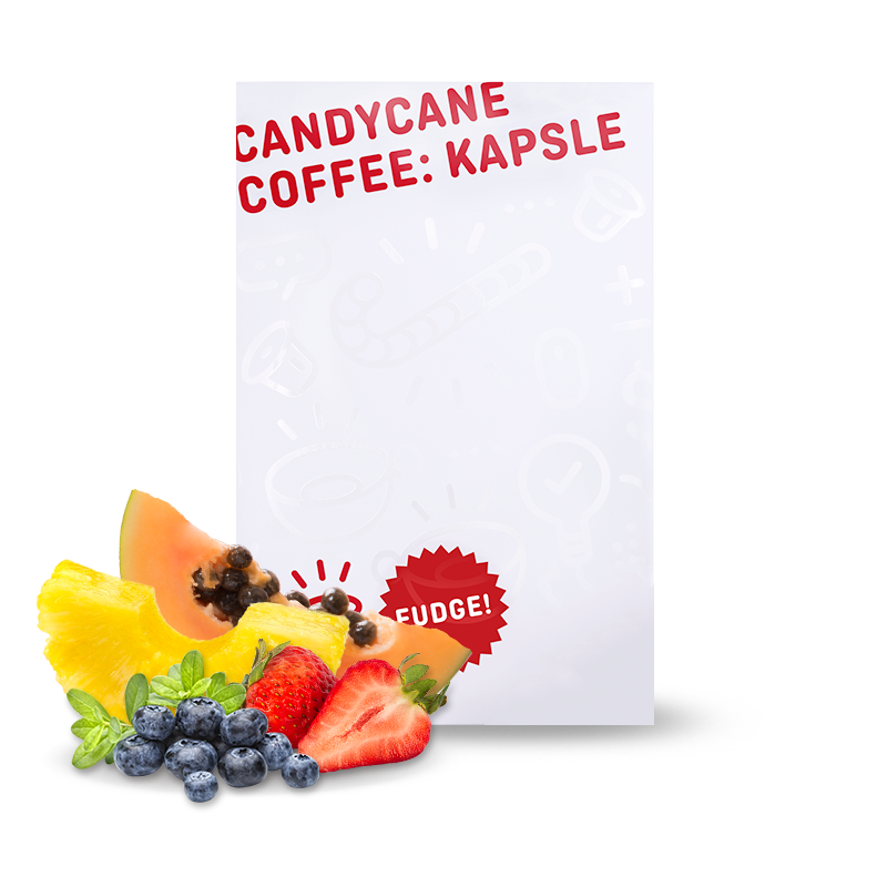 Specialty coffee Candycane Coffee Kapsle FUDGE pro nespresso kávovary 12ks/bal