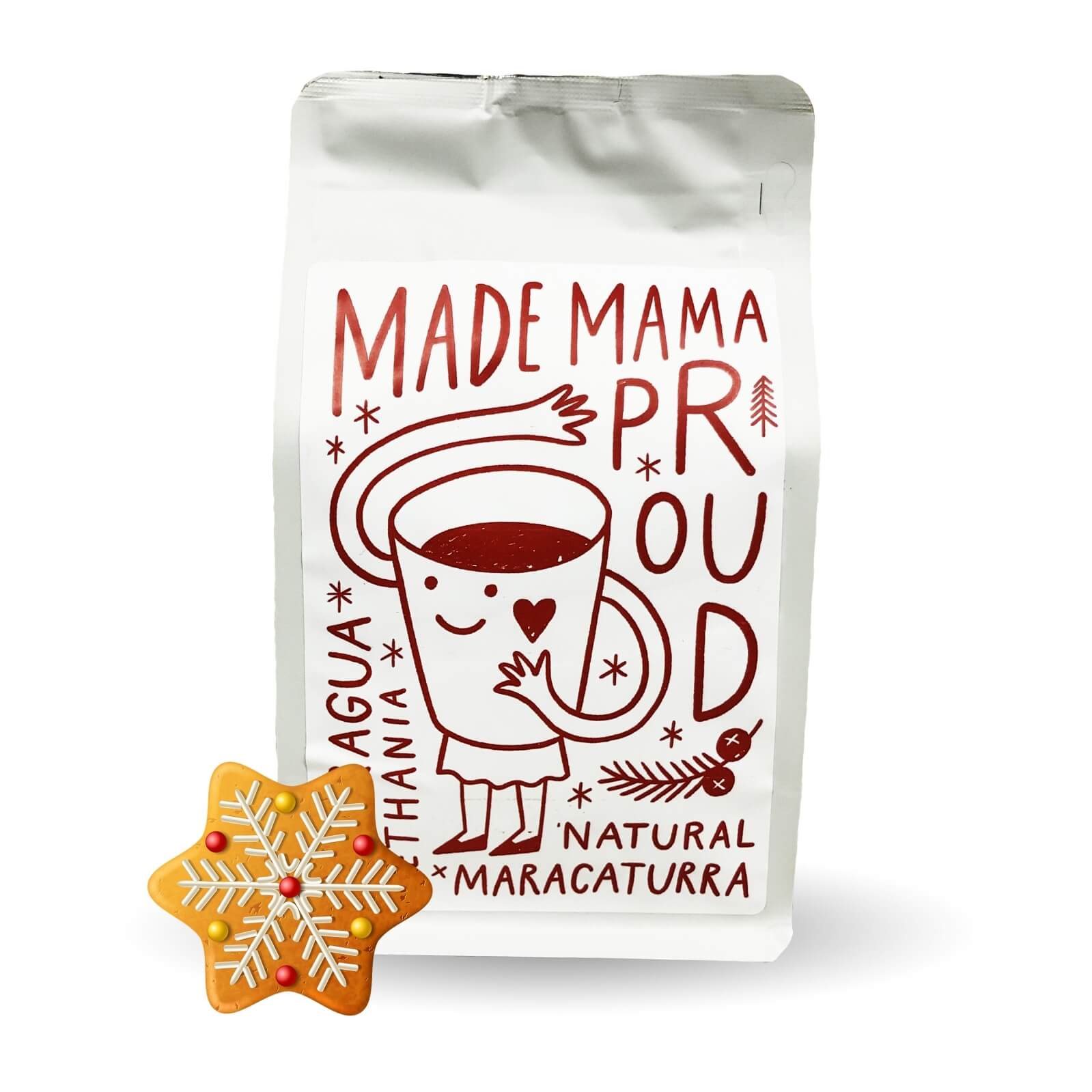 Specialty coffee Candycane Coffee Nikaragua – FINCA BETHANIA - Limitovaná edice MADE MAMA PROUD