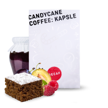 DECAF capsules for Nespresso coffee machines - 12 pcs /bal - Pink Bourbon - Candycane coffee