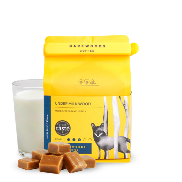 Specialty coffee Dark Woods Coffee UNDER MILK WOOD blend