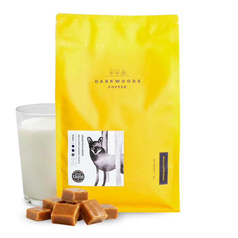 Specialty coffee Dark Woods Coffee UNDER MILK WOOD blend - 1000g