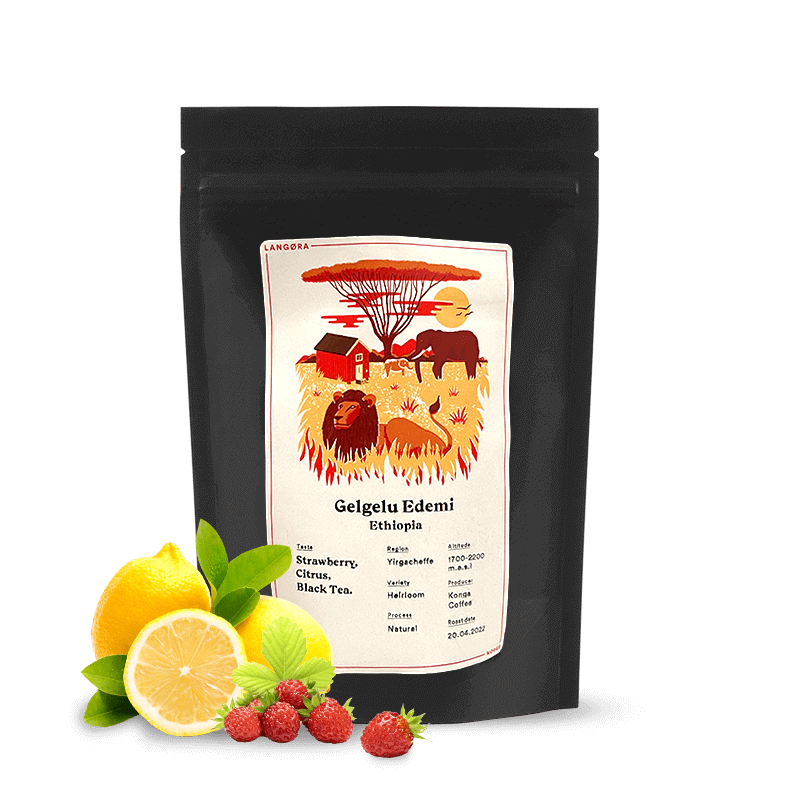 Specialty coffee Langora Ethiopia GELGELU EDEMI