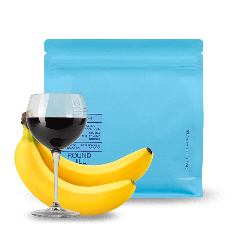 Specialty coffee Round Hill Roastery El Salvador LAS CRUDES - anaerobic honey