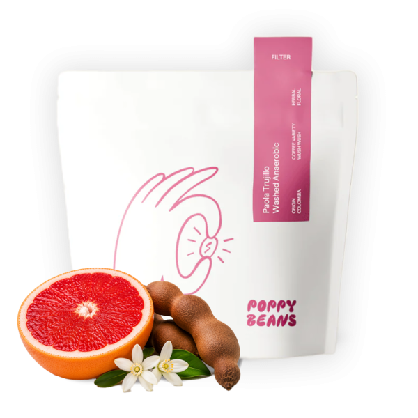 Specialty coffee Poppy Beans Colombia PAOLA TRUJILLO WUSH WUSH