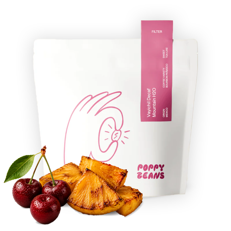 Specialty coffee Poppy Beans Mexico VAYICHIL DECAF - decaffeinated