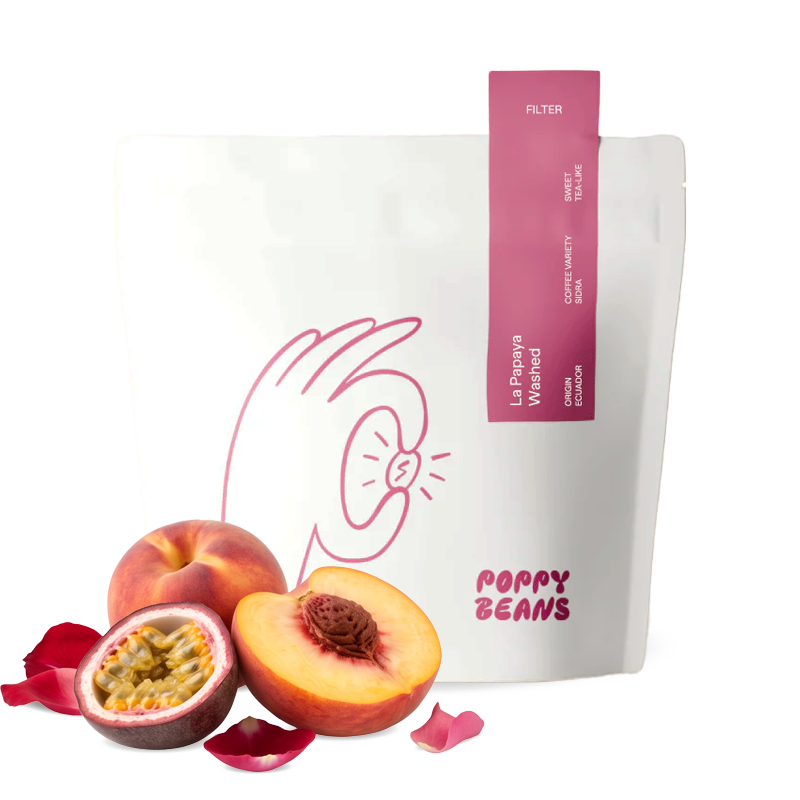 Specialty coffee Poppy Beans Colombia OSCAR HERNANDÉZ - Themal Shock Geisha - 200g