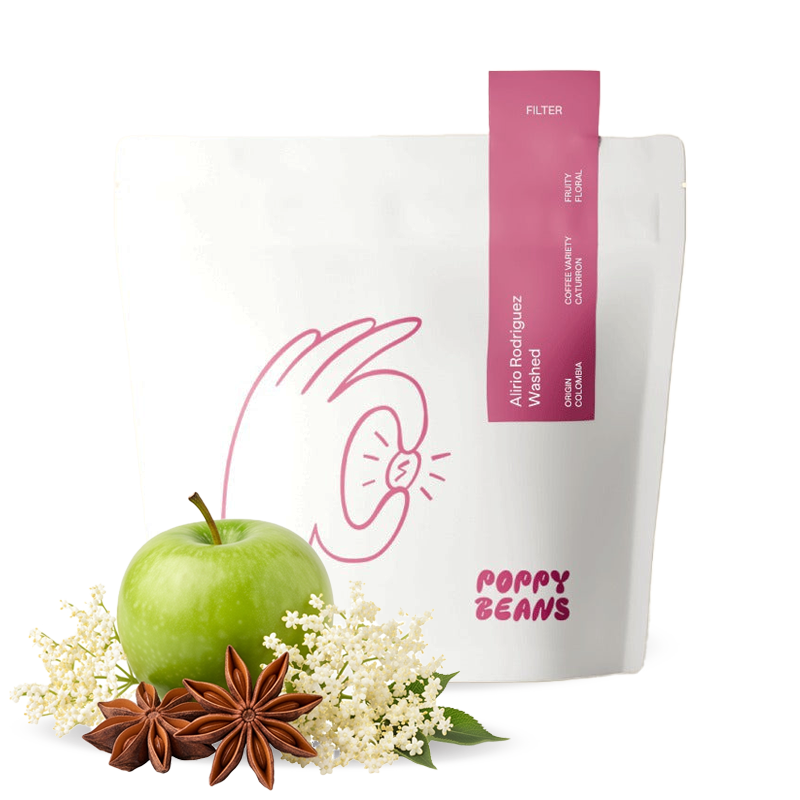 Specialty coffee Poppy Beans Colombia ALIRIO RODRIGUEZ