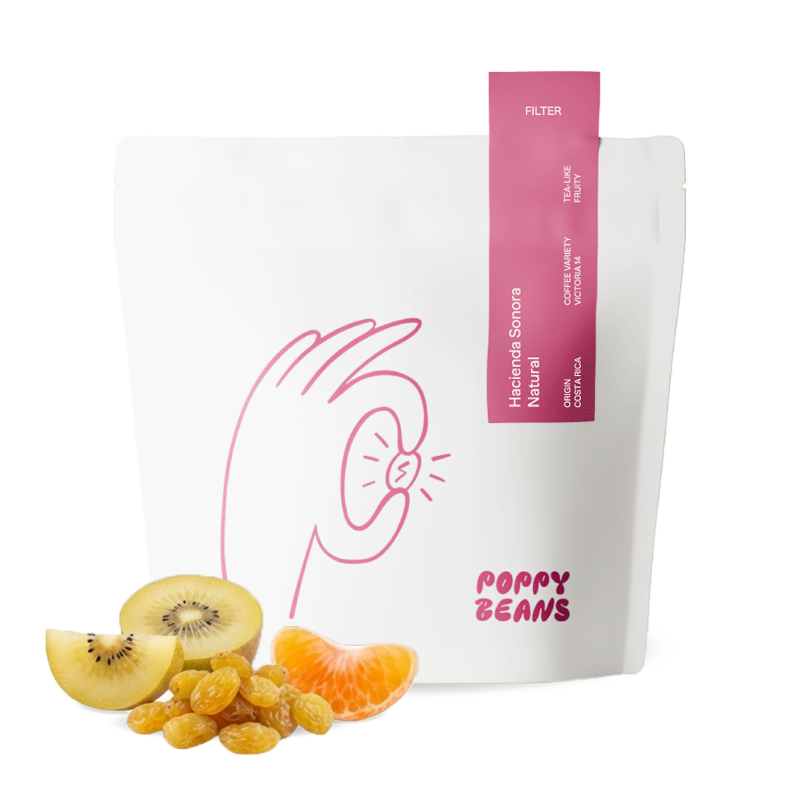 Specialty coffee Poppy Beans Costa Rica HACIENDA SONORA NATURAL