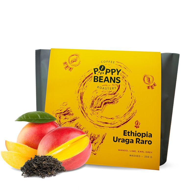 Specialty coffee Poppy Beans Ethiopia URAGA RARO