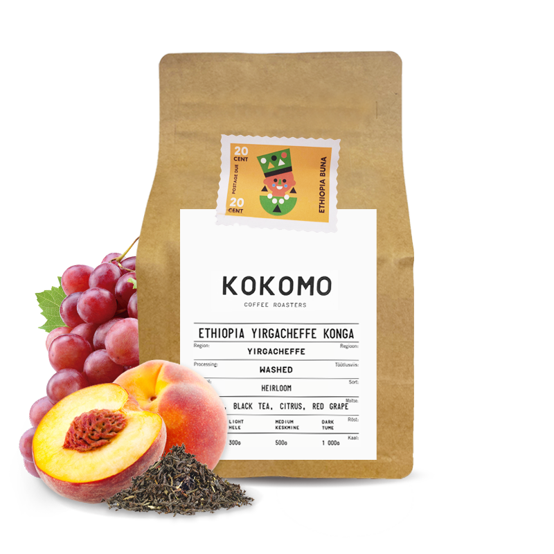 Specialty coffee Kokomo Coffee Roasters Ethiopia YIRGACHEFFE KONGA
