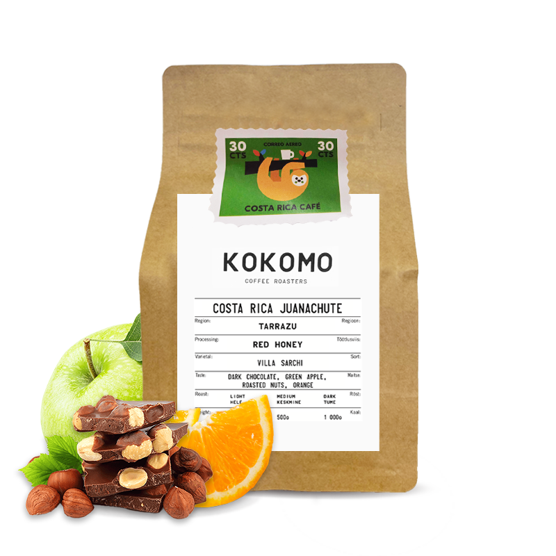 Specialty coffee Kokomo Coffee Roasters Costa Rica JUANACHUTE