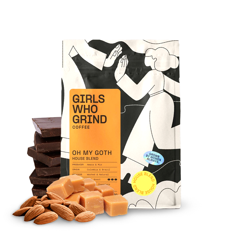 Specialty coffee Girls Who Grind Coffee OH MY GOTH ESPRESSO blend