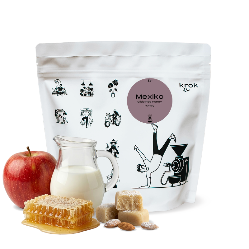 Specialty coffee Krok Mexico GILDO RED HONEY