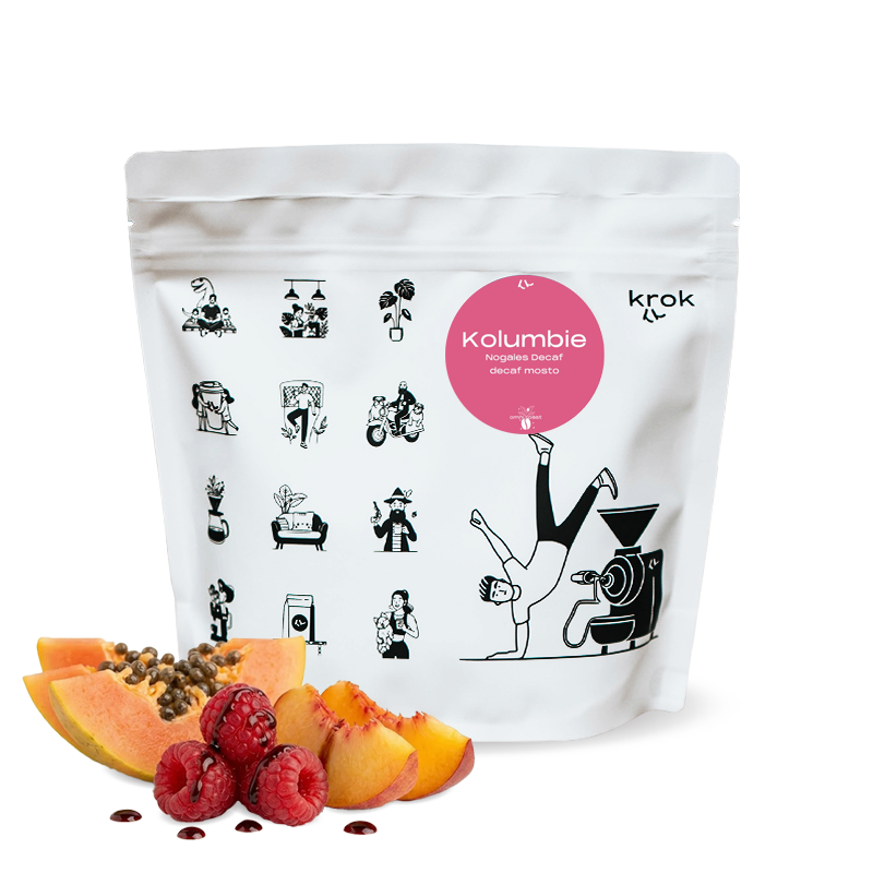 Specialty coffee Krok Colombia LOS NOGALES decaf - decaffeinated