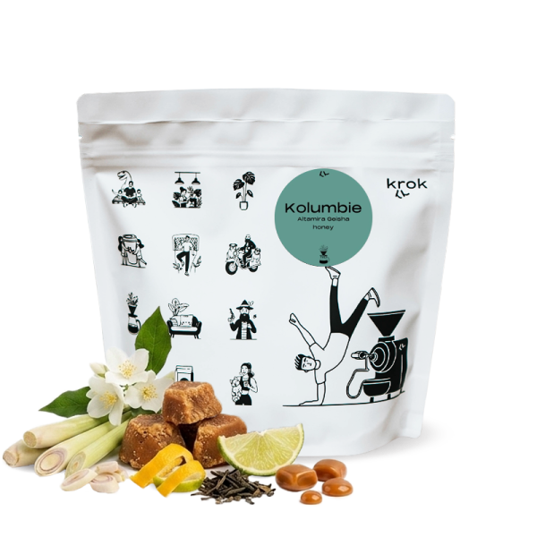 Specialty coffee Krok Colombia ALTAMIRA GEISHA