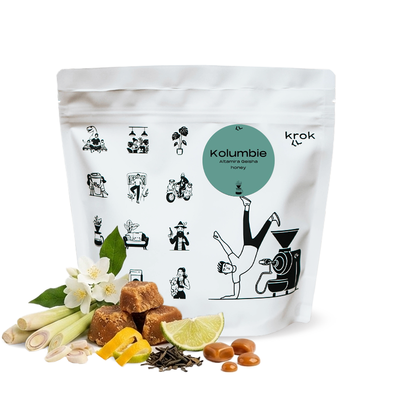 Specialty coffee Krok Colombia ALTAMIRA GEISHA