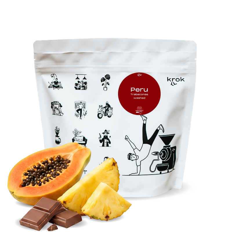 Specialty coffee Krok Peru TRABACONAS - espresso