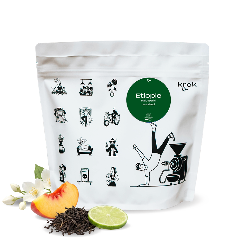 Specialty coffee Krok Ethiopia HALO BERITI - espresso