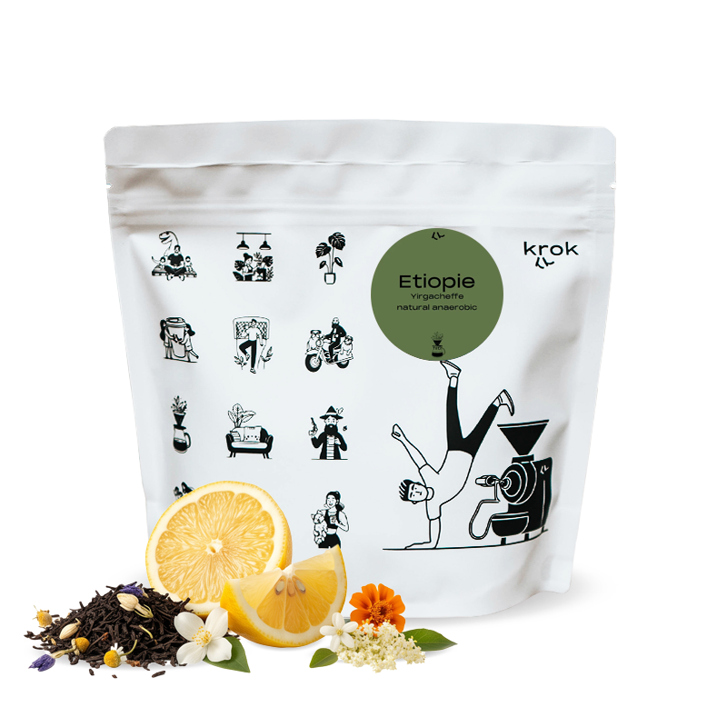 Specialty coffee Krok Ethiopia YIRGACHEFFE NATURAL ANAEROBIC