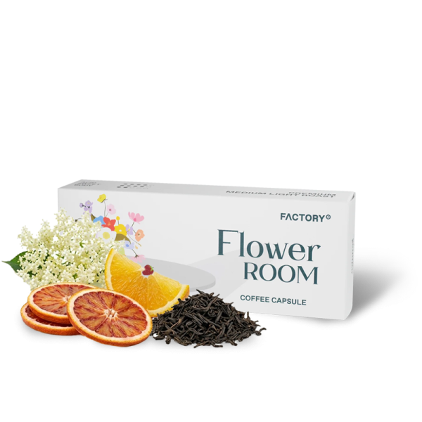 Specialty coffee Factory Coffee Roastery FLOWER ROOM - Nespresso capsules 10pcs/box.