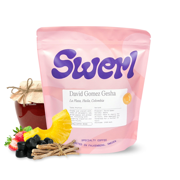 Specialty coffee Swerl Coffee Roasters Colombia DAVID RUBEN GOMEZ - gesha