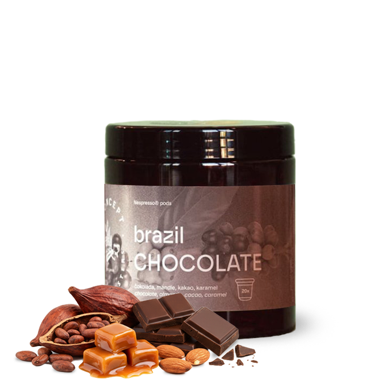Specialty coffee Concept Coffee Roasters Brazil CHOCOLATE - Nespresso capsules, 20 pcs./ box.