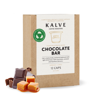 CHOCOLATE BAR ESPRESSO blend - capsules 12 ks/bal - Kalve Coffee Roasters