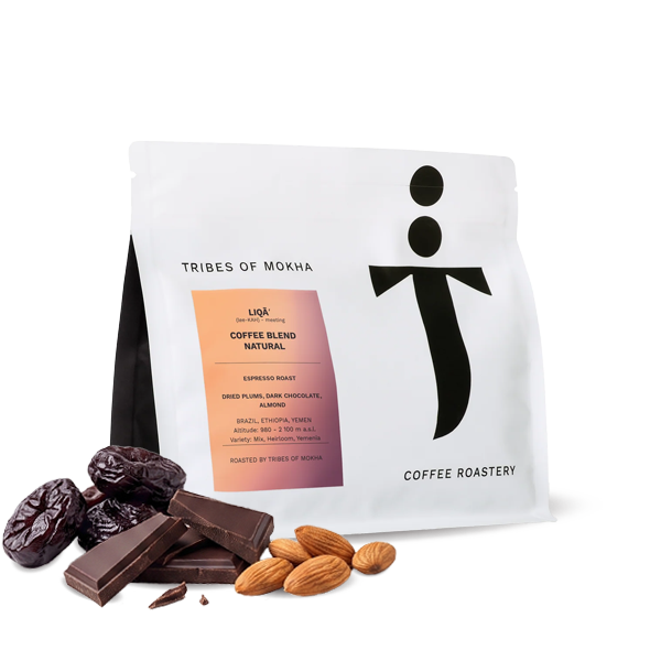 Specialty coffee Tribes of Mokha Roastery LIQĀ’ Coffee Blend