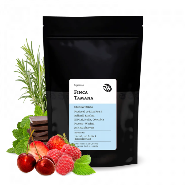 Specialty coffee Tim Wendelboe Colombia FINCA TAMANA - castillo - espresso