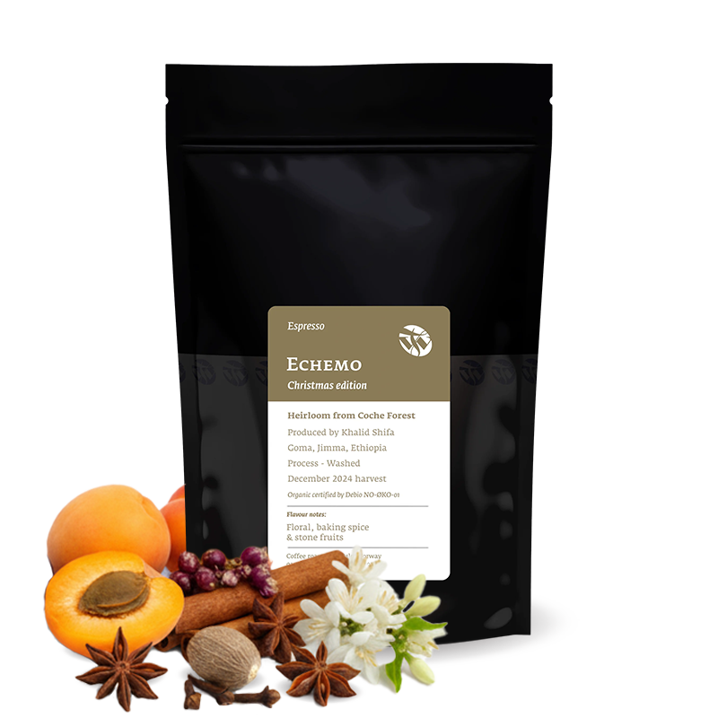 Specialty coffee Tim Wendelboe Ethiopia ECHEMO - Christmas Espresso Edition