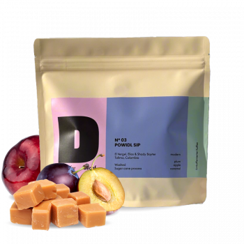 Colombia POWIDL SIP - decaffeinated - D stands for decaf