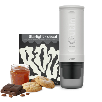 Boo! STARLIGHT DECAF x Outin Set - Pearl White 