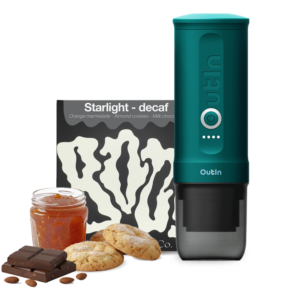 Boo! STARLIGHT DECAF x Outin Set - Teal 