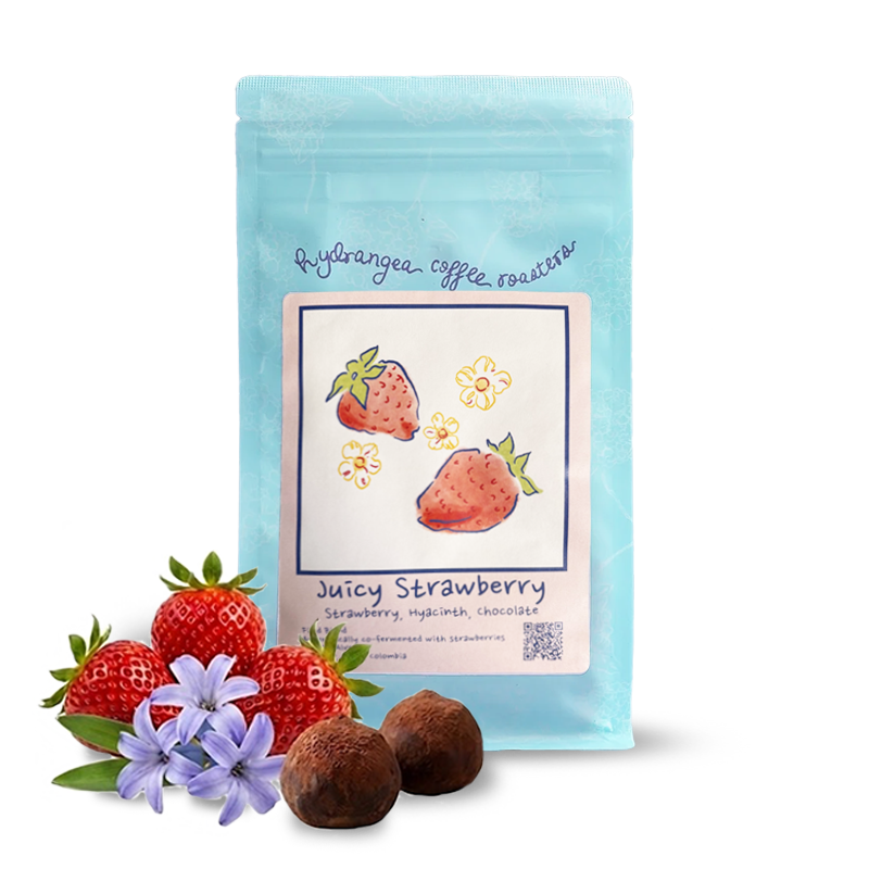 Specialty coffee Hydrangea Coffee Roasters Colombia JUICY STRAWBERRY - 114 g