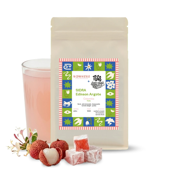 Specialty coffee Nowhere Future Coffee Roasters Colombia EDINSON ARGOTE - Sidra - 200g